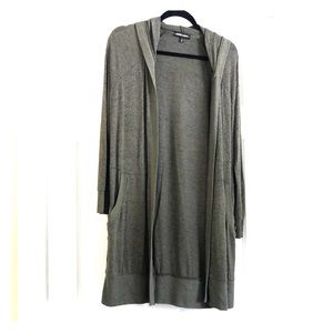 Inspired Hearts long Army green cardigan size S
